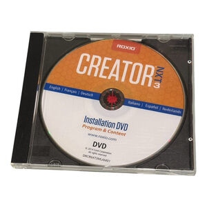 Roxio Creator NXT 3 Software 2014 DVD